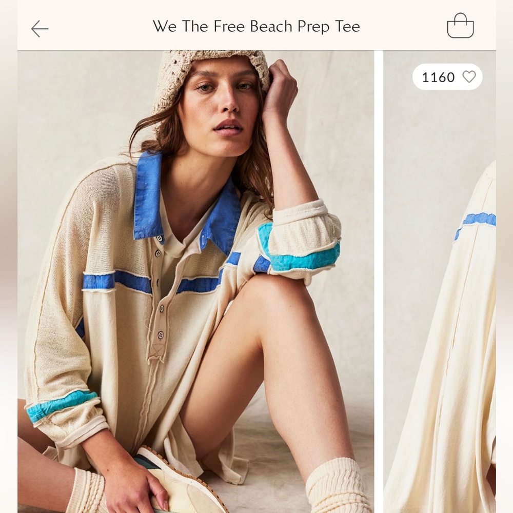 Free People We The Free Beach Prep Tee